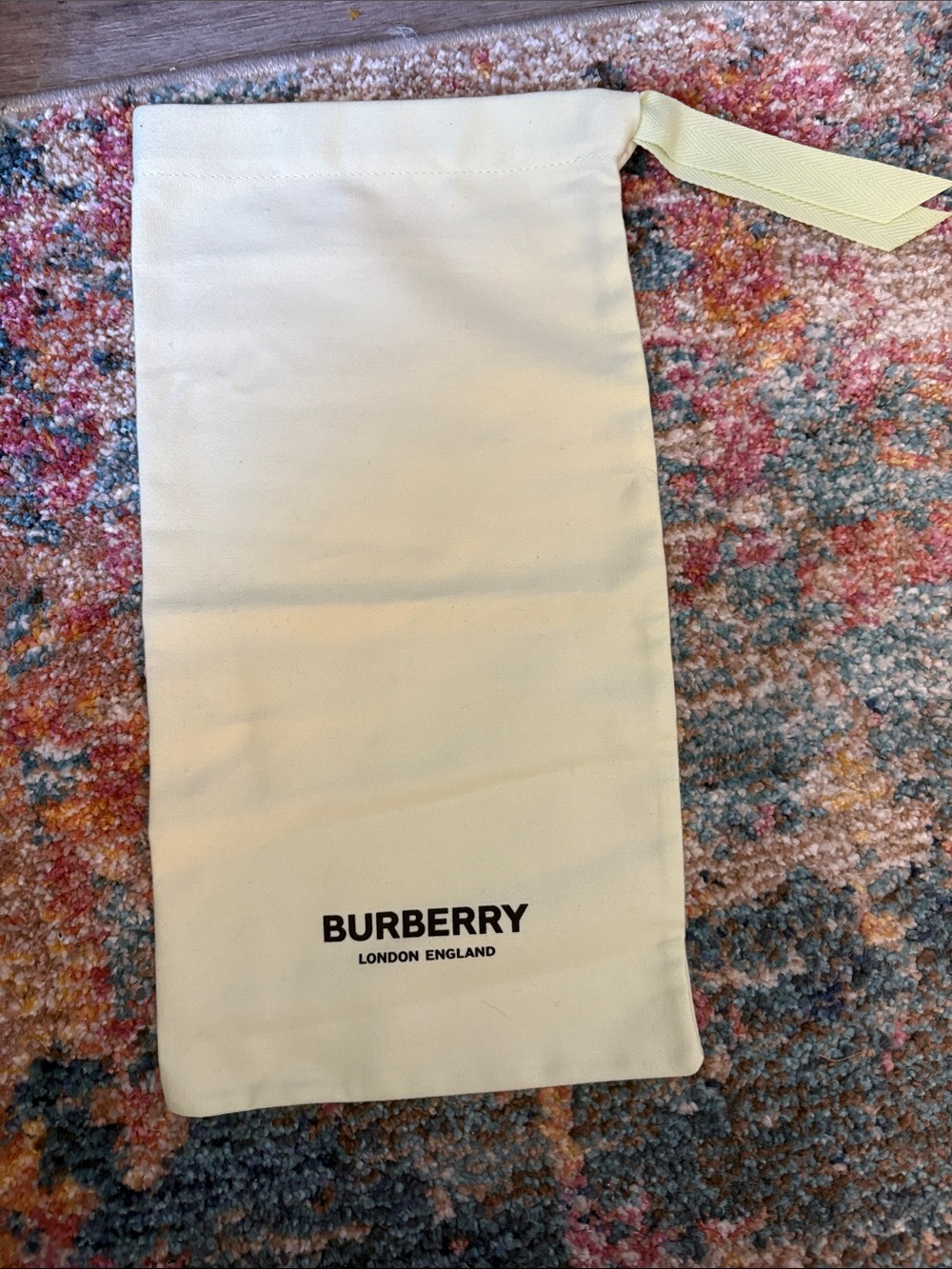 Burberry of London long wallet dustbag with drawstring